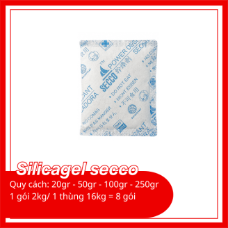 GÓI HÚT ẨM SILICAGEL 20 GRAM -250 GRAM SECCO