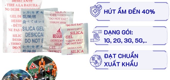 Gói hút ẩm cho linh kiện điện tử. Cách chọn loại phù hợp để kiểm soát độ ẩm